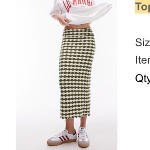 Topshop Wavy Stripe Jersey Maxi Skirt - NWOT